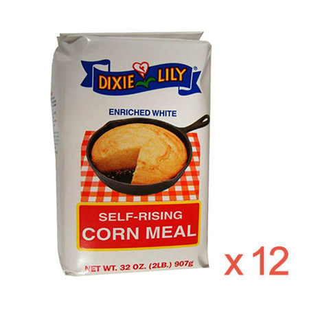 Dixie Lily White Self-Rising Corn Meal